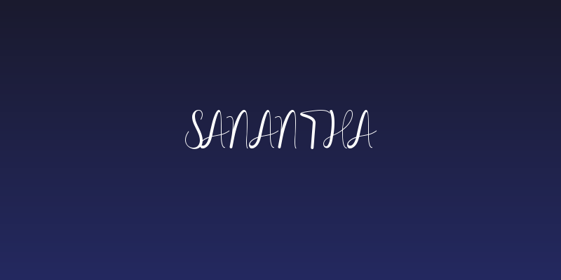 sanantha Social Header