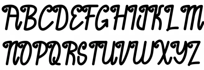 sancaka Schriftart Groß