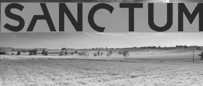 sanctum Font examples