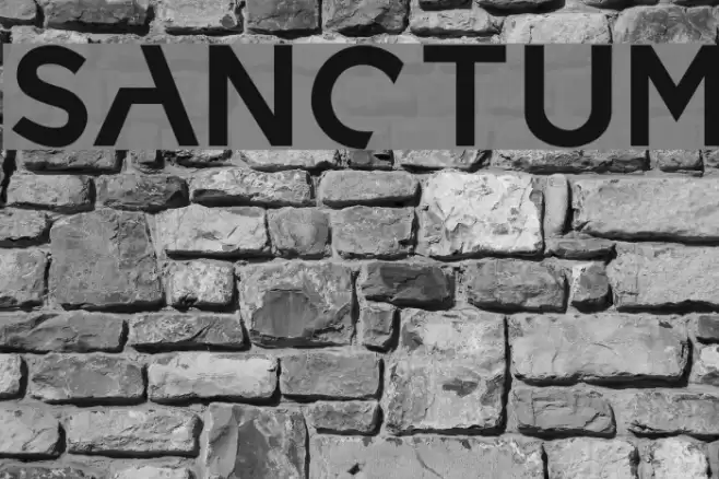 sanctum Font examples