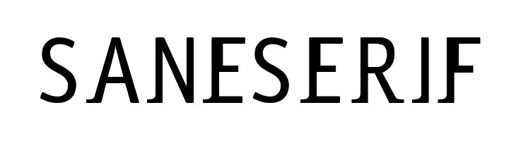saneserif  لخطوط تنزيل