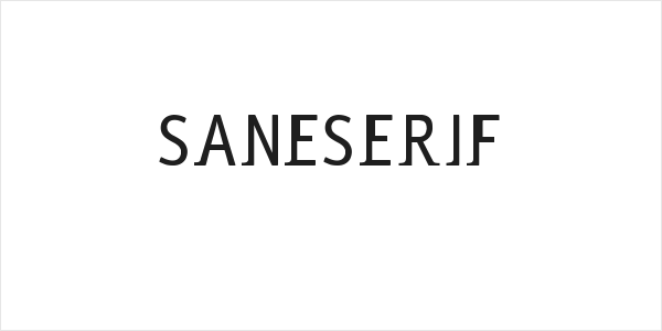 saneserif Logo