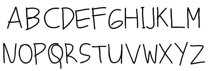 sanifla Font UPPERCASE