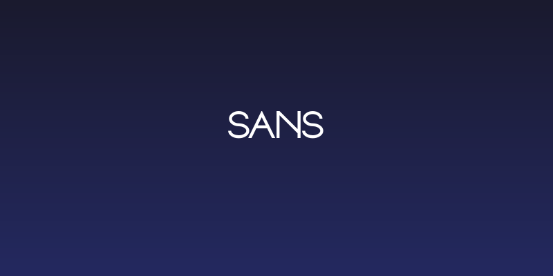 sans Social Header