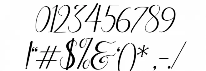 santosa Font OTHER CHARS