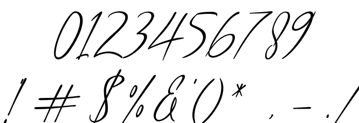 sapha demo Regular Font OTHER CHARS