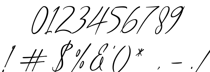 sapha demo Regular Font OTHER CHARS