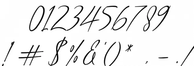 sapha demo Regular Font OTHER CHARS