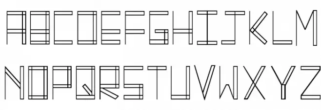 sara's font Schriftart Groß
