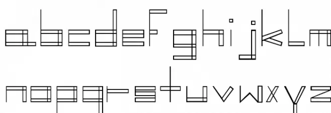 sara's font フォント 小文字
