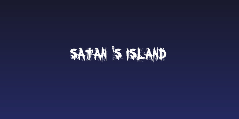 satan's island Social Header