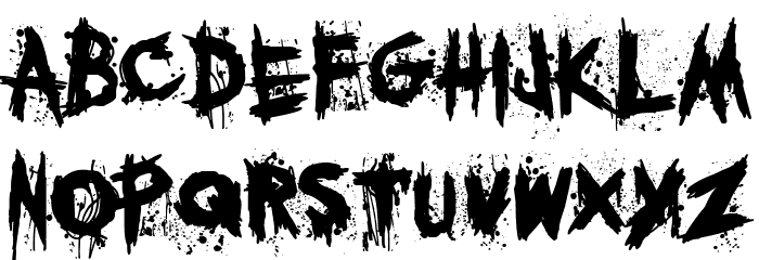 satan's island Font LOWERCASE
