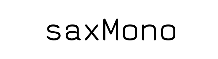 saxMono Font