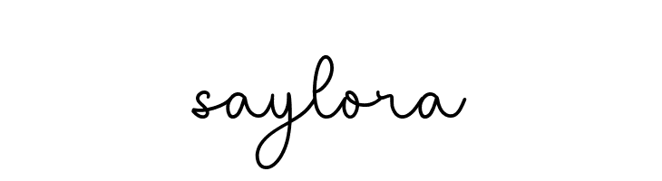 saylora  नि: शुल्क फ़ॉन्ट्स डाउनलोड