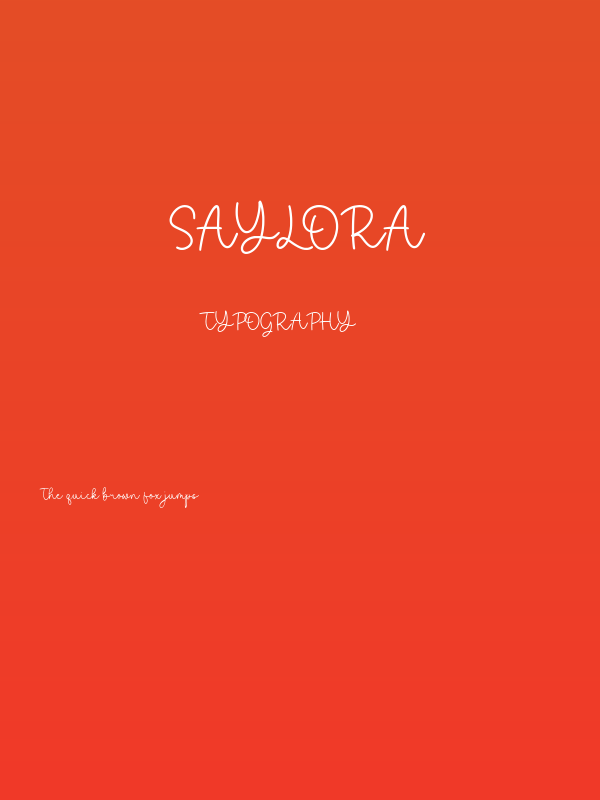saylora Poster