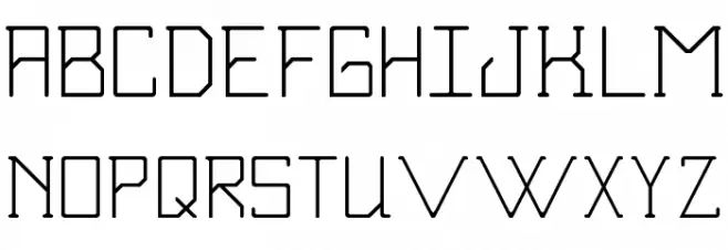 SBModernStd Regular Schriftart Groß