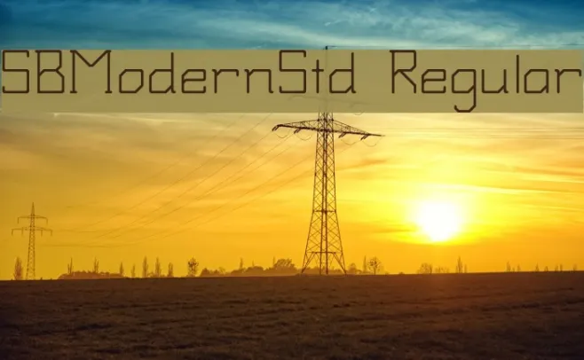 SBModernStd Regular Example 3