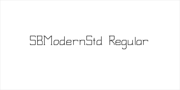 SBModernStd Regular Logo