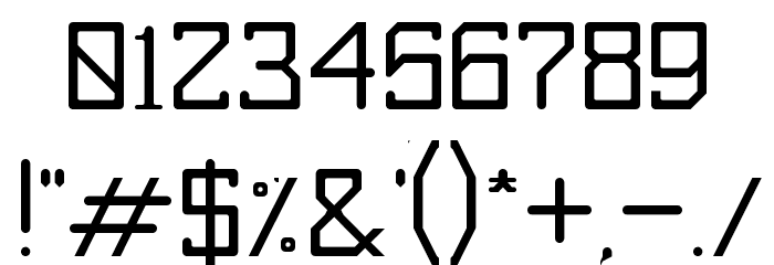 SBModernStd_Bold Regular Font OTHER CHARS