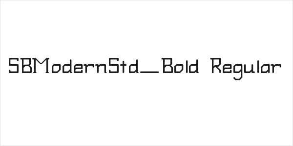 SBModernStd_Bold Regular Logo