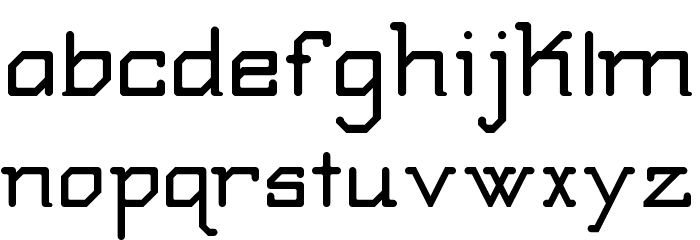 SBModernStd_Bold Regular Font LOWERCASE