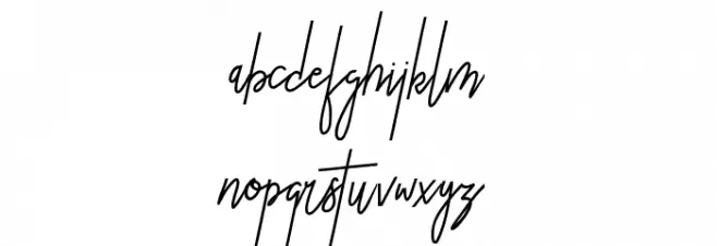 Sbastian 字体 小写