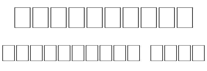 sbhading Font OTHER CHARS