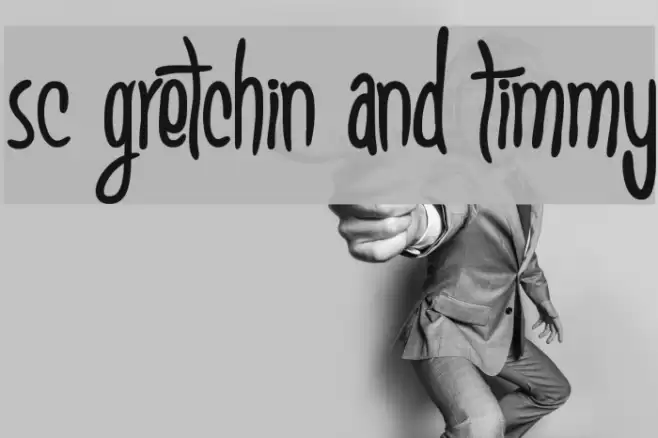 SC Gretchin And Timmy Font examples