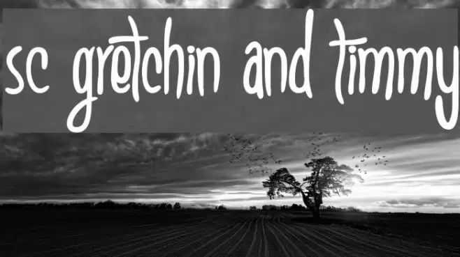 SC Gretchin And Timmy Font examples