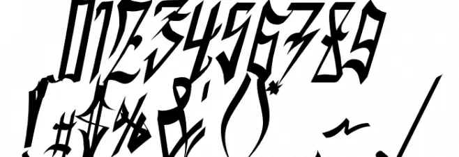 SC Kingston Font OTHER CHARS