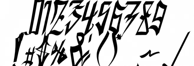 SC Kingston Font OTHER CHARS