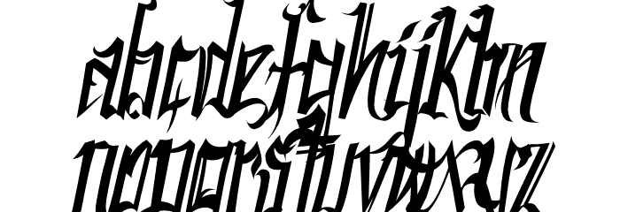 SC Kingston Font LOWERCASE