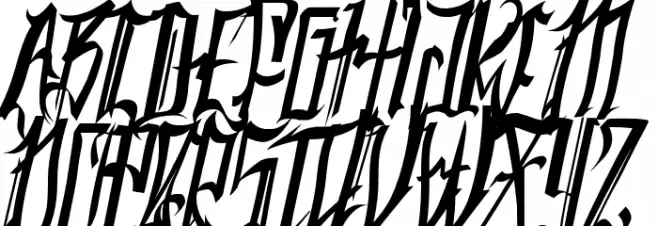 SC Kingston Schriftart Groß