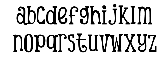 SC Tina's Baby Shower Font LOWERCASE