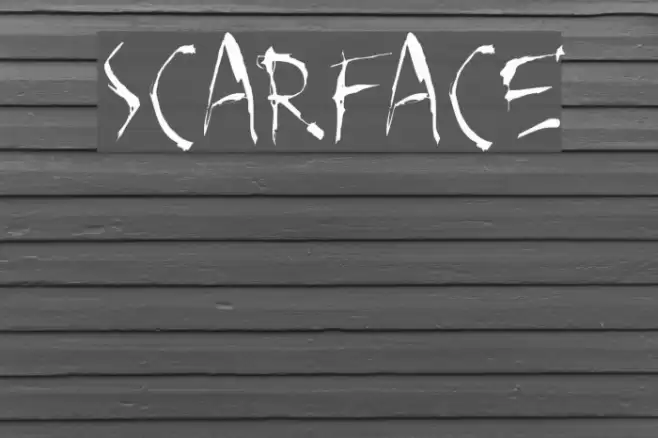 SCARFACE خط examples