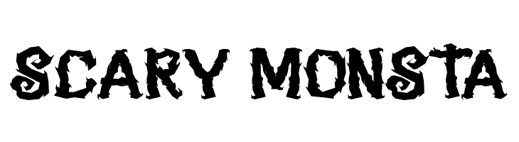 SCARY MONSTA  免费字体下载