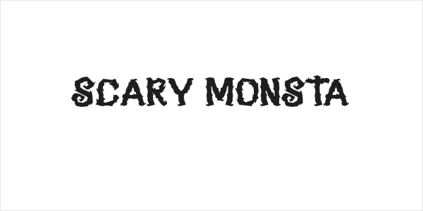 SCARY MONSTA Logo