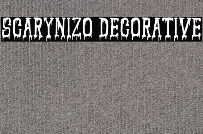 SCARYNIZO DECORATIVE Example 3