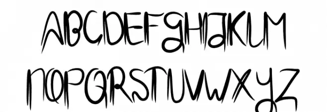SCARYOFHORROR Schriftart Groß