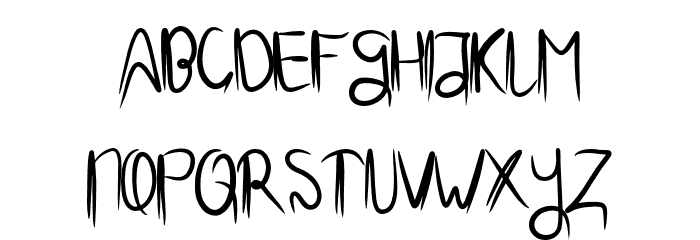 SCARYOFHORROR Font LOWERCASE