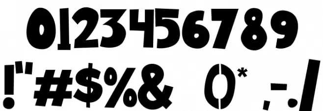 SCGumKids Font OTHER CHARS