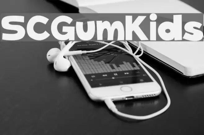 SCGumKids Font examples