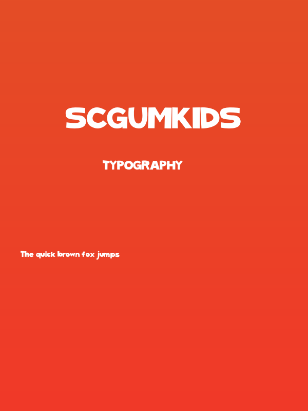 SCGumKids Poster