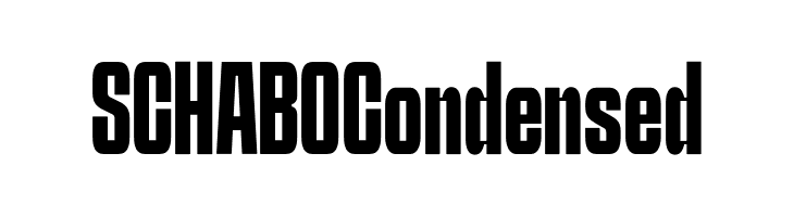 SCHABO Condensed  Descarca Fonturi Gratis