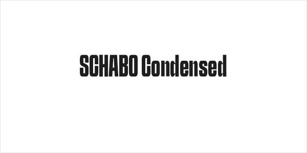 SCHABO Condensed Logo