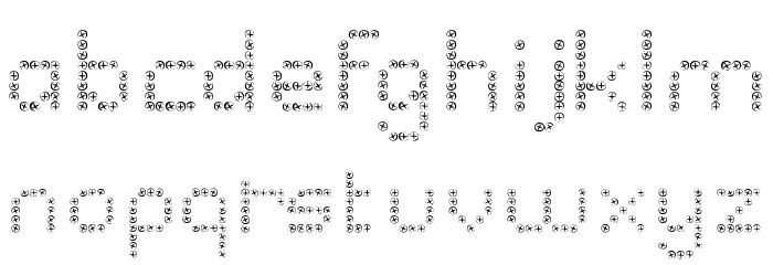 SCHROEF Font LOWERCASE