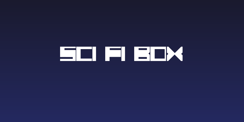 SCI FI BOX Social Header