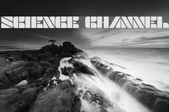 SCIENCE CHANNEL Font examples