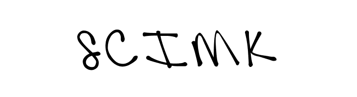 SCIMKfontfree  Frei Schriftart Herunterladen