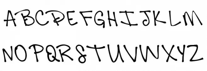 SCIMKfontfree 字体 大写